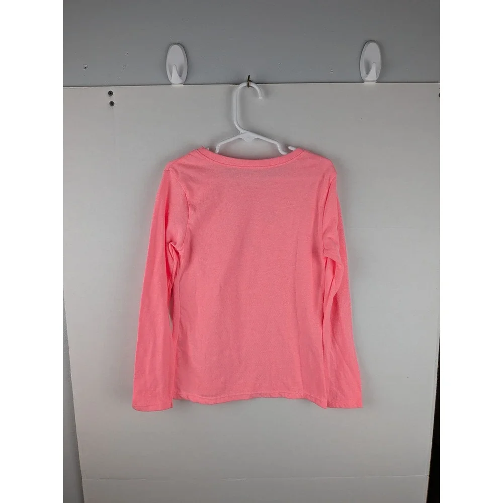 The‎ Childrens Place Girls Pink Unicorn Love My Family Long Sleeve Shirt Size S